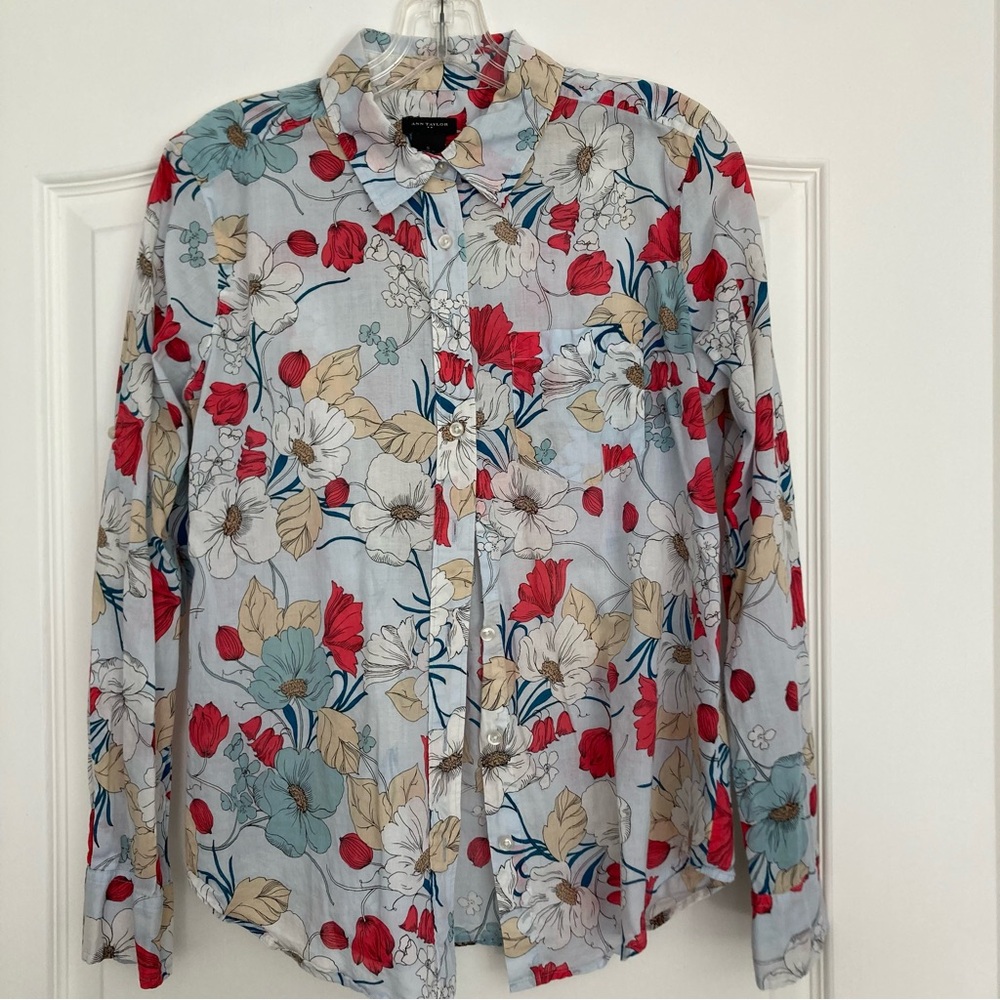 Ann Taylor floral shirt